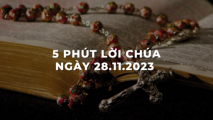 5 Phút lời chúa ngày 28 - 11